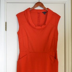 EUC Banana Republic Orange Sleeveless Dress
